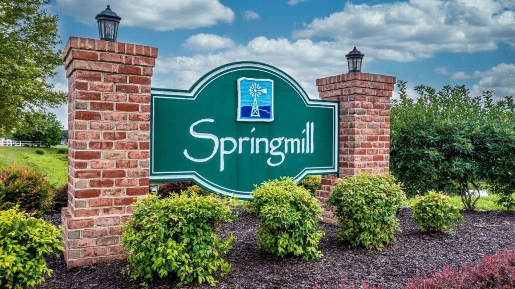 Springmill 55+ community in Middletown, Delaware
